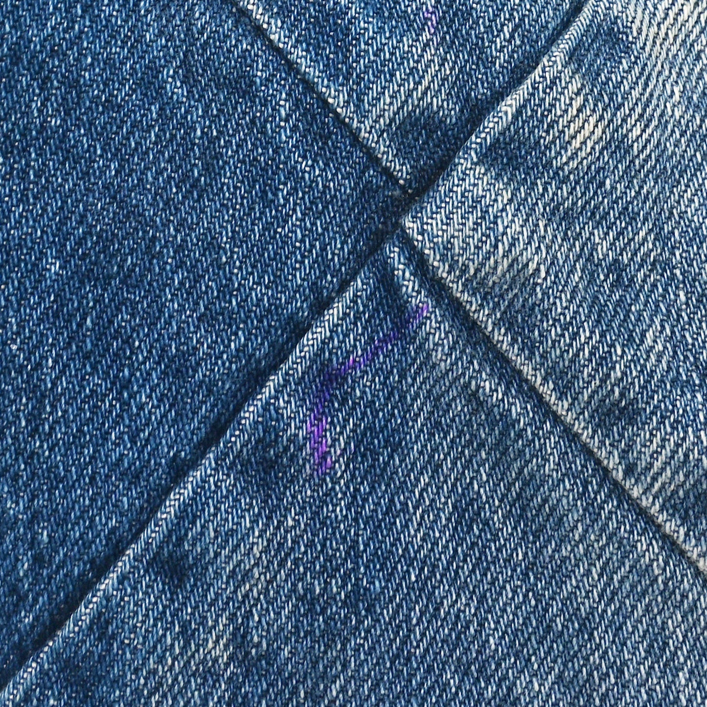 Denim Quilted Small Chanel 22 Blue