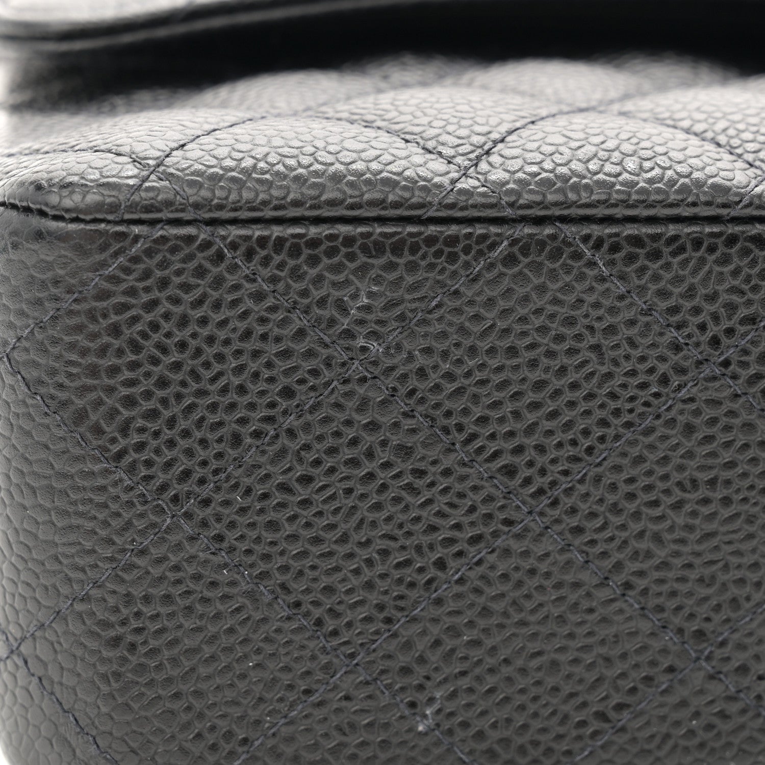 Chanel Caviar Quilted Medium Double Flap Black 11 of 12
