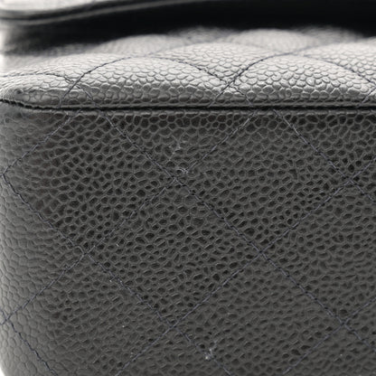 Chanel Caviar Quilted Medium Double Flap Black 11 of 12