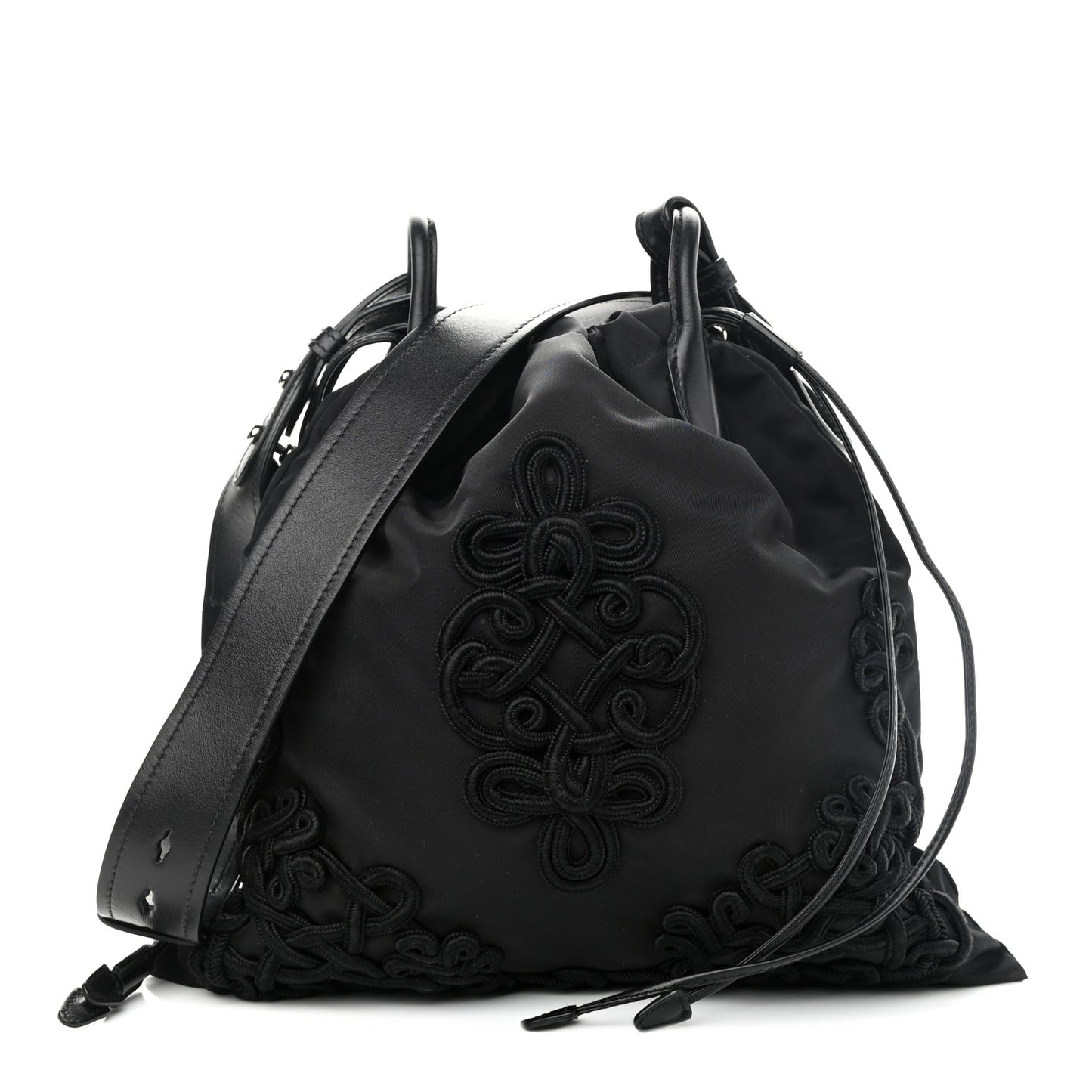 Tessuto Nylon Passama Crossbody Black