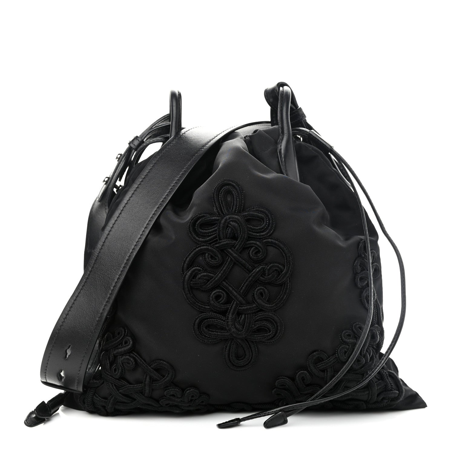 Prada Tessuto Nylon Passama Crossbody Black 1 of 10