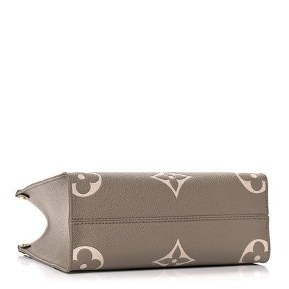 Louis Vuitton Empreinte Monogram Giant Onthego PM Tourterelle Creme 4 of 9