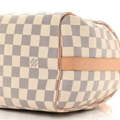 Louis Vuitton Damier Azur Speedy Bandouliere 25 10 of 11