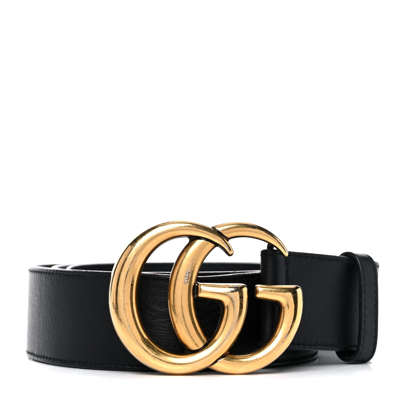 Gucci Calfskin Double G 40mm Belt 90 36 Black 1 of 7