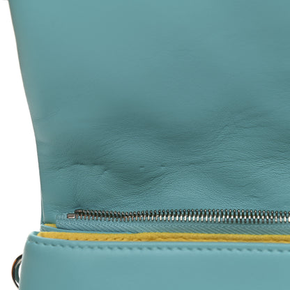 Louis Vuitton Lambskin Embossed Monogram Vuittamins Pochette Coussin Menthe Jaune 9 of 11