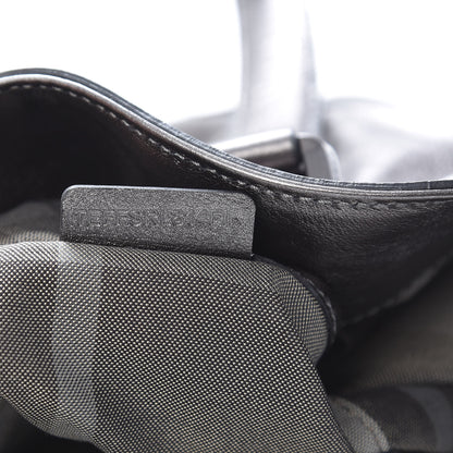 Burberry Metallic Calfskin Shoulder Bag Anthracite 8 of 13