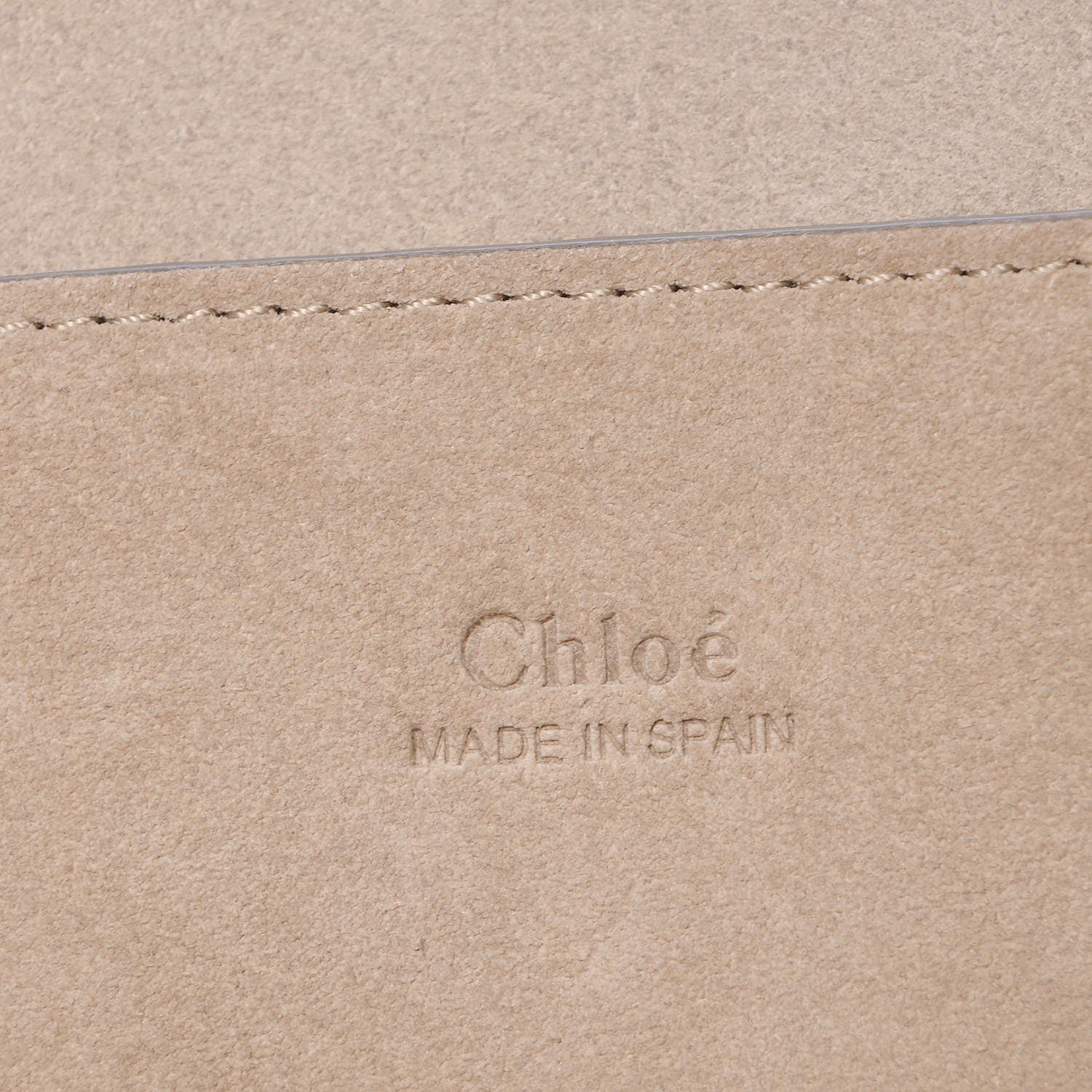 Chloe Suede Calfskin Faye Clutch Plum Purple 6 of 10