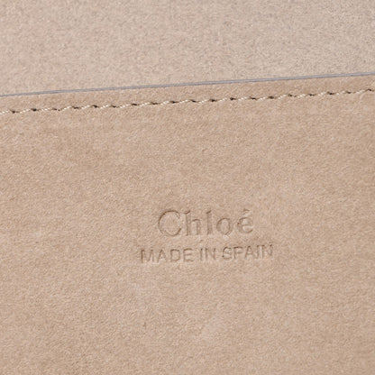 Chloe Suede Calfskin Faye Clutch Plum Purple 6 of 10