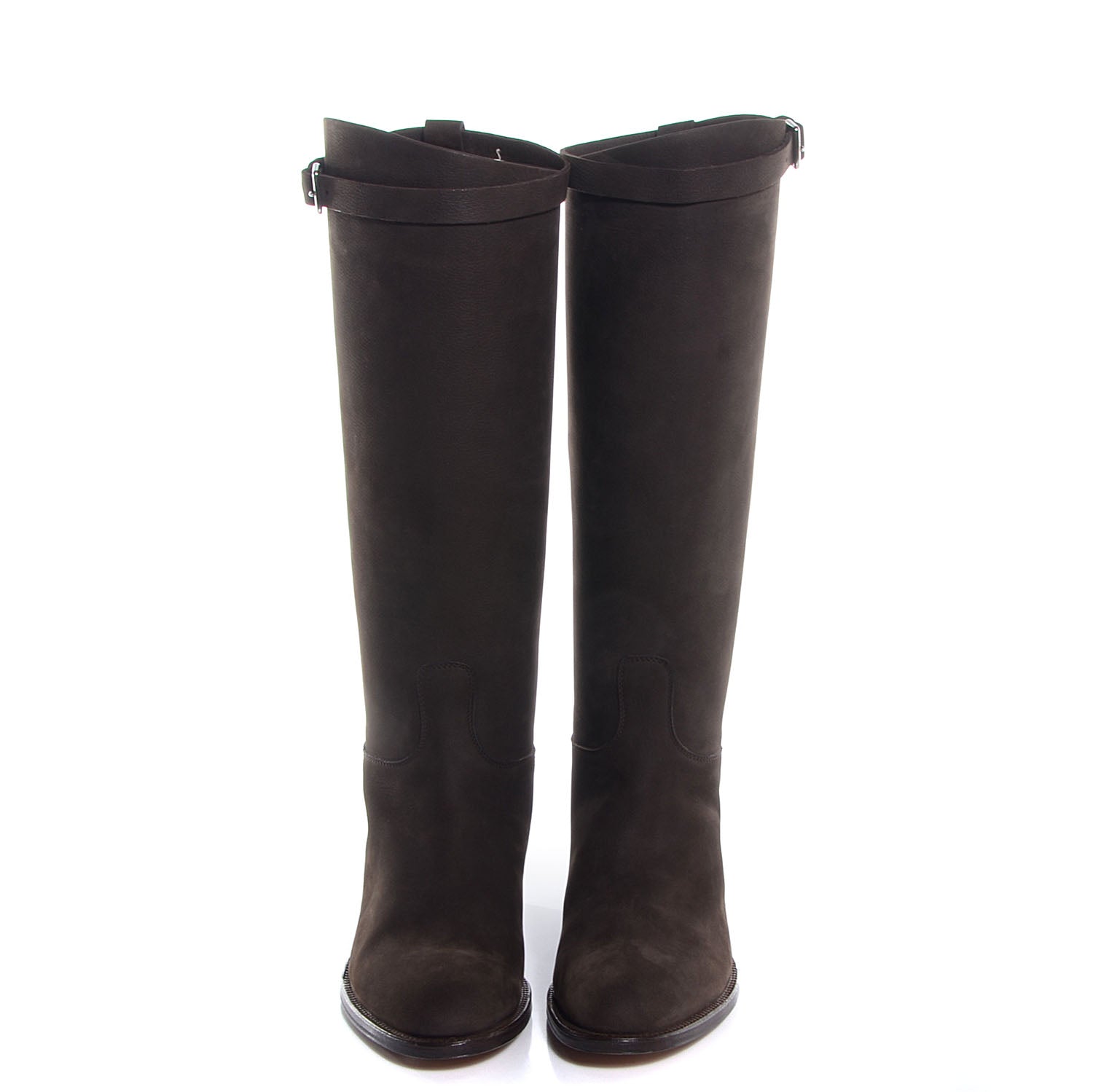 Hermes Nubuck Bardigiano Boots 37.5 2 of 9
