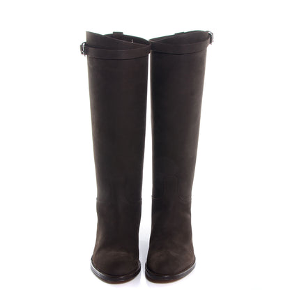 Hermes Nubuck Bardigiano Boots 37.5 2 of 9