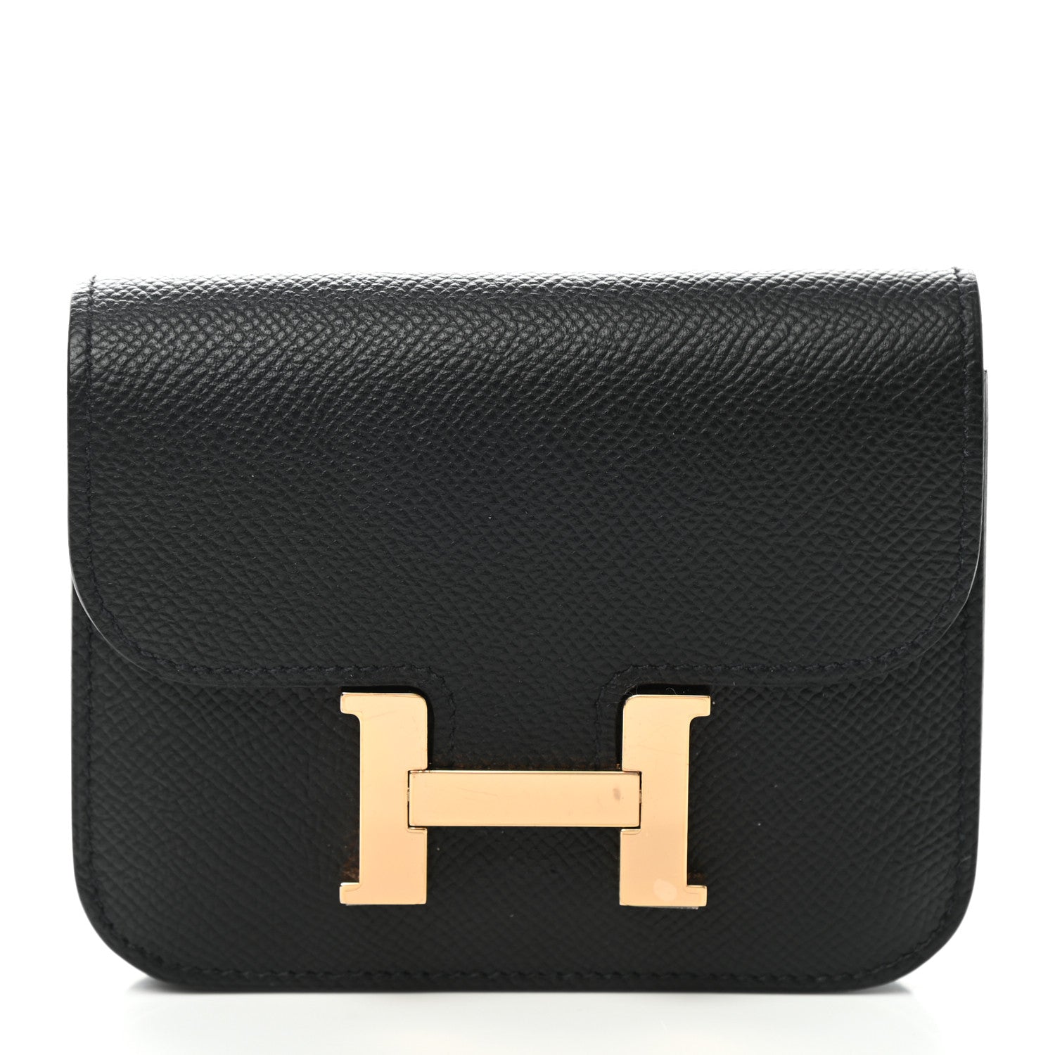 Hermes Epsom Constance Slim Wallet Black 3 of 7