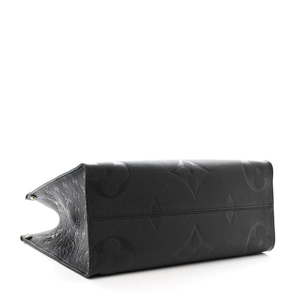 Louis Vuitton Empreinte Monogram Giant Onthego MM Black 4 of 11