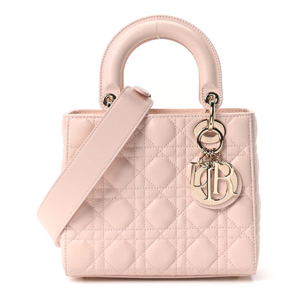 Christian Dior Lambskin Cannage Small My ABCDior Lady Dior Light Pink 1 of 10