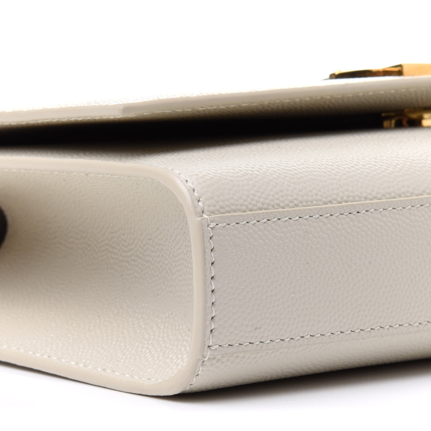 Saint Laurent Grain De Poudre Small Monogram Kate Satchel Crema Soft 9 of 12