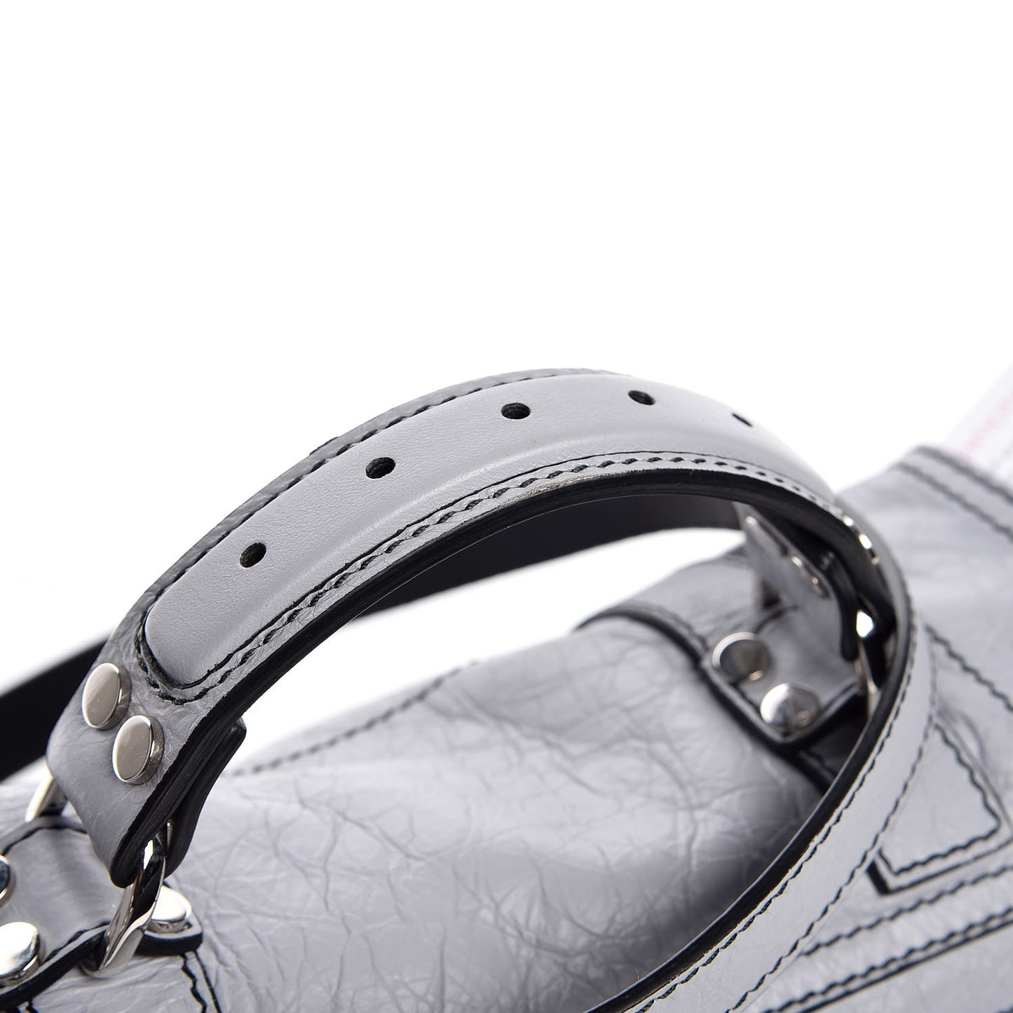 Paper Lambskin Medium PS1 Plus Zip Satchel Dove Grey