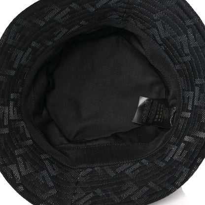 Fendi Nylon Zucca FF Bucket Hat M Black 6 of 7