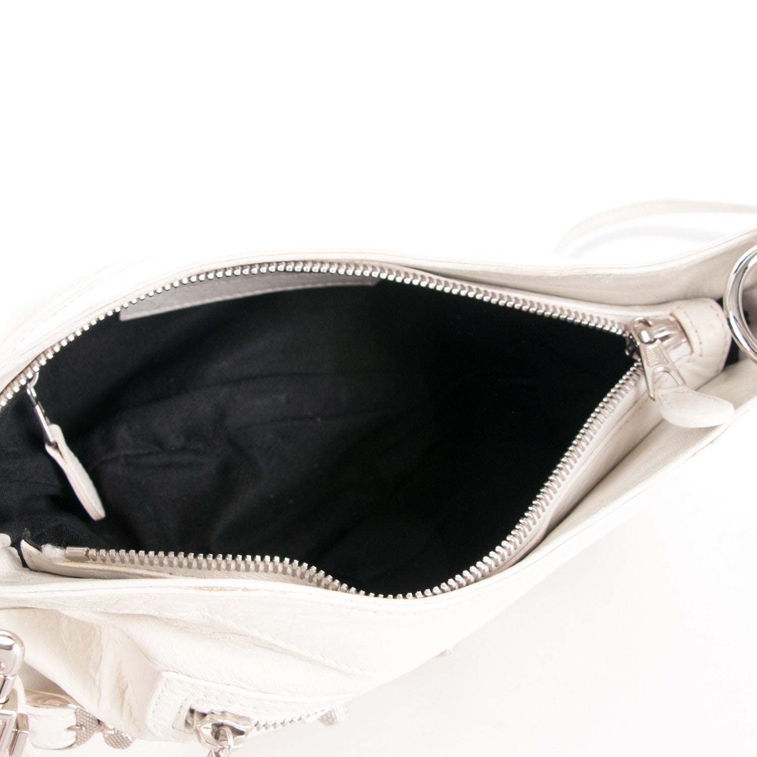 Balenciaga Agneau Giant 12 Silver Hardware Hip White 5 of 7