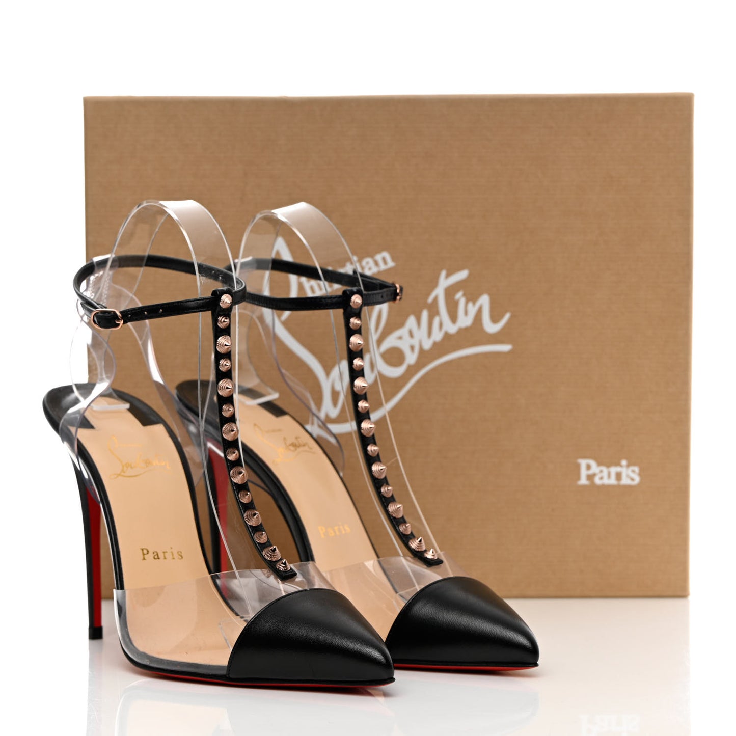 Kid PVC Nosy Spikes 100 Pumps 39 Black