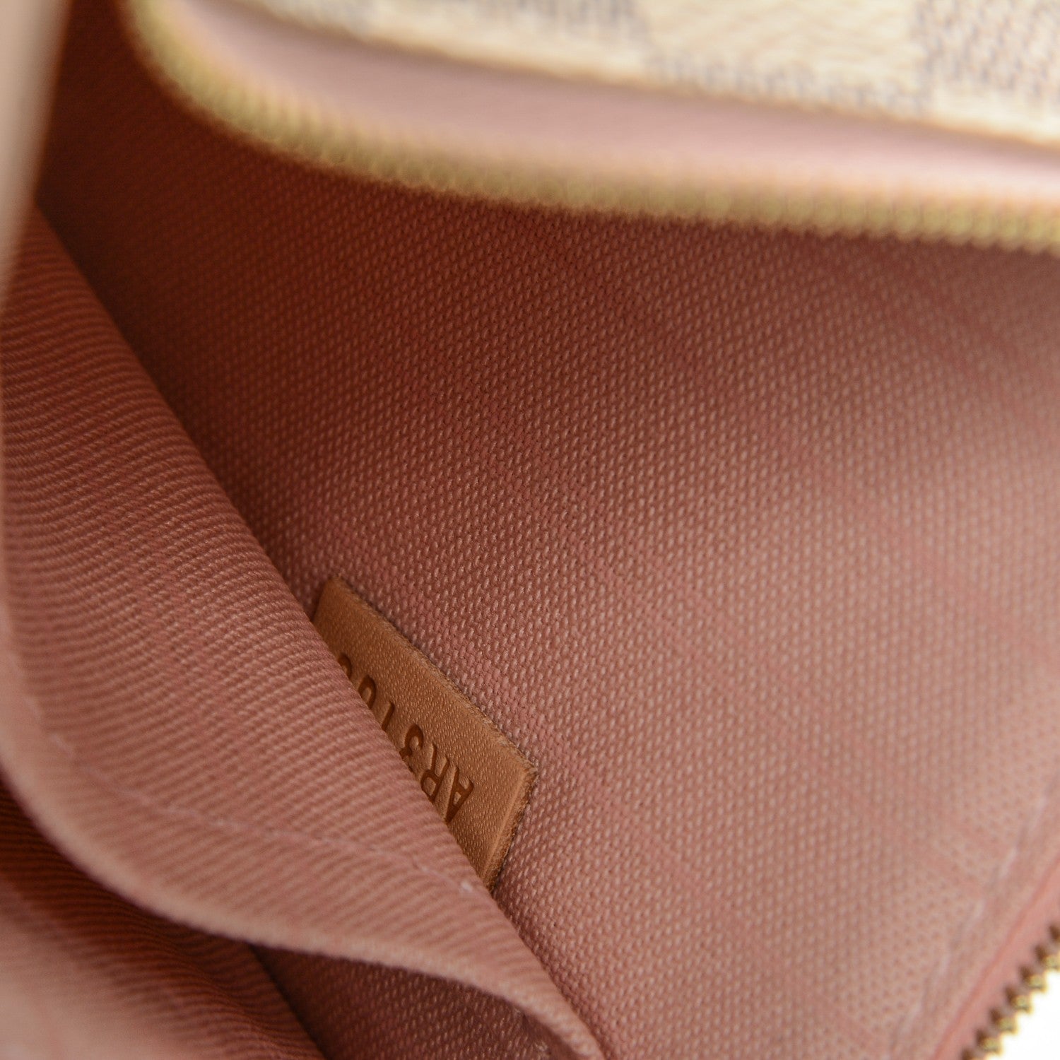 Louis Vuitton Damier Azur Neverfull MM GM Pochette Rose Ballerine 7 of 7