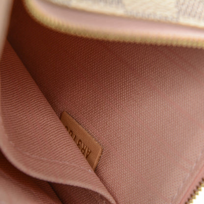 Louis Vuitton Damier Azur Neverfull MM GM Pochette Rose Ballerine 7 of 7
