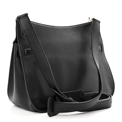 Hermes Taurillon Clemence Jypsiere 28 Black 3 of 10