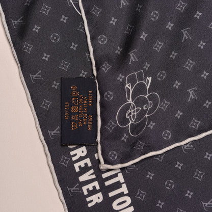 Louis Vuitton Silk Monogram Vivienne Bandana 7 of 7