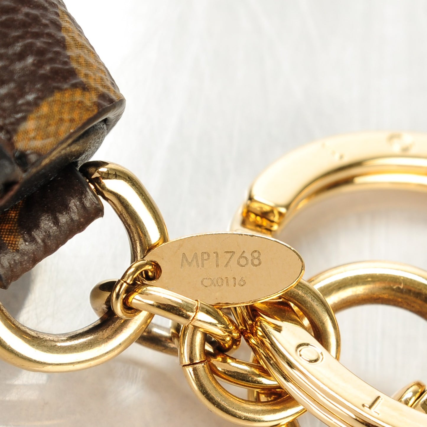 Monogram Tassel Bag Charm