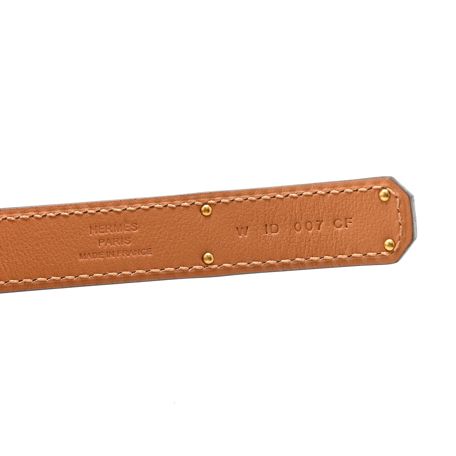Hermes Epsom Kelly Belt Gold 3 of 4