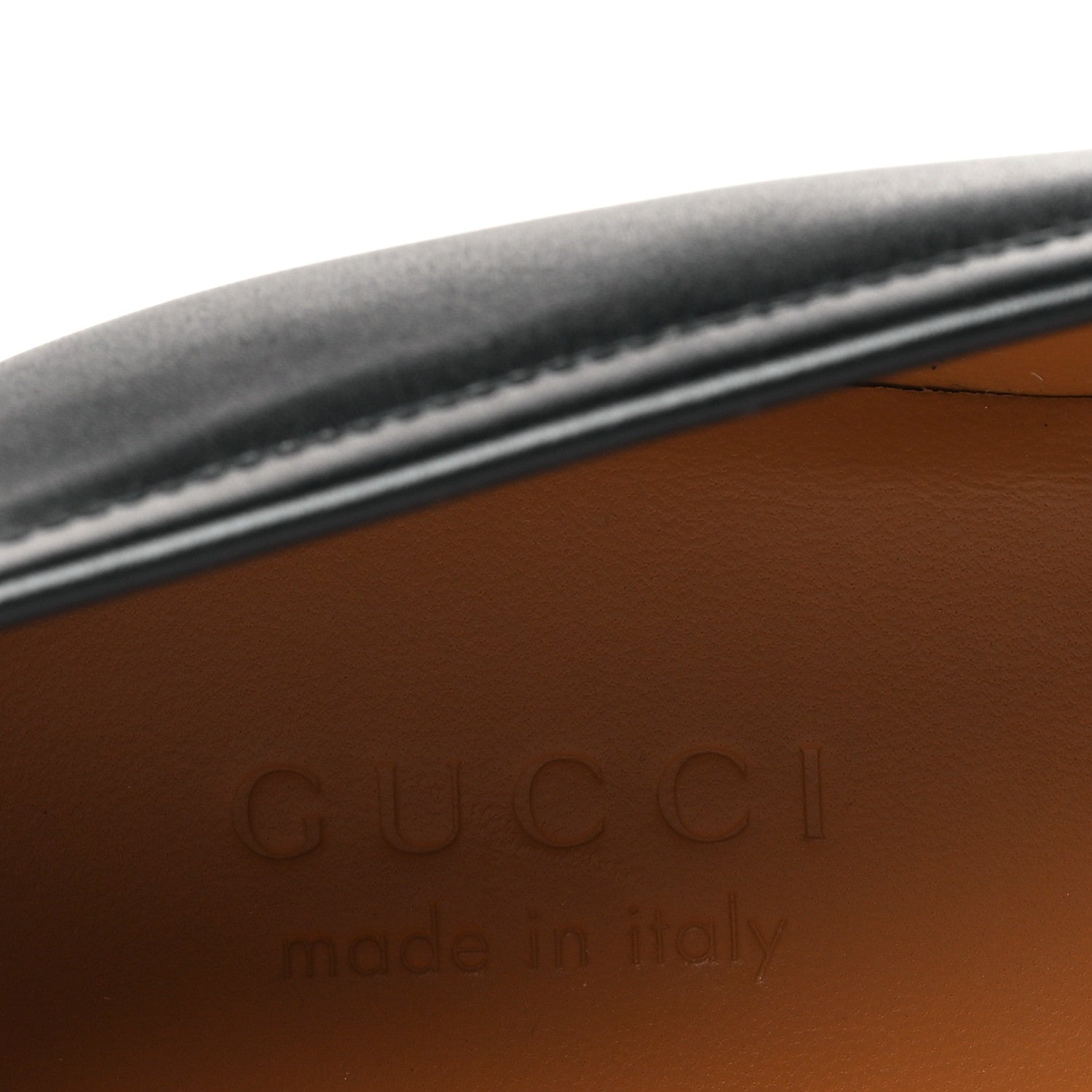 Gucci Guccissima Real Betis Glamour Calfskin Mens Jordy Horsebit Loafers 11 Black 8 of 10