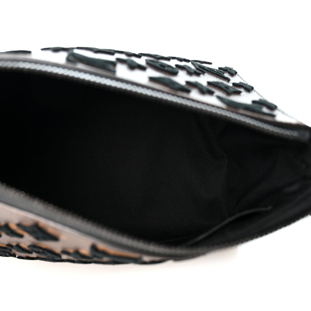 Louis Vuitton Monogram Tuffetage Triangle Messenger Black 5 of 9