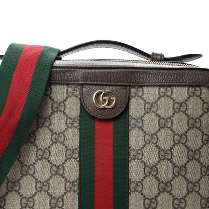 Gucci GG Supreme Monogram Web Small Ophidia Top Handle Shoulder Bag Brown 11 of 11