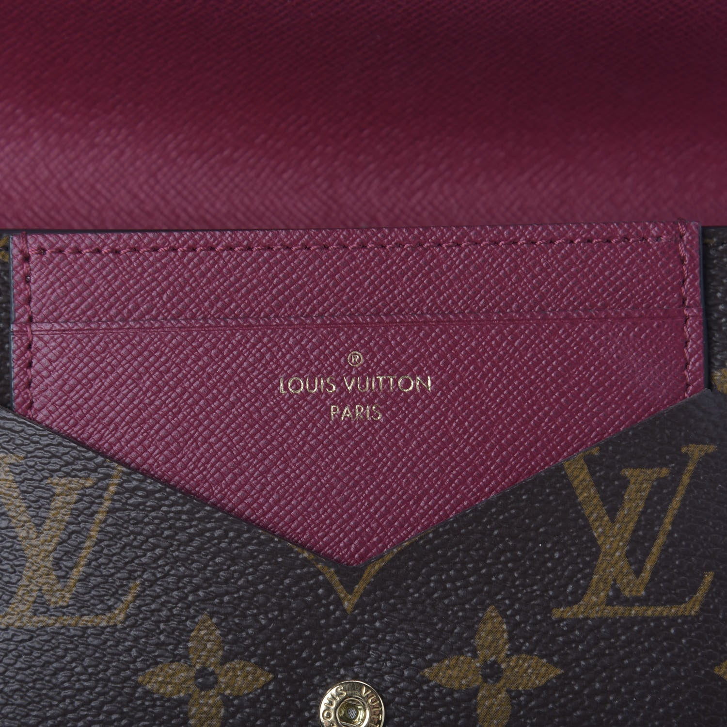 Louis Vuitton Monogram Jeanne Wallet Fuchsia 8 of 10