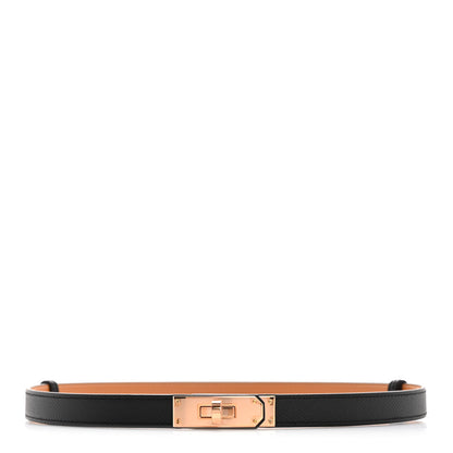Hermes Epsom Kelly Belt Black 1 of 5