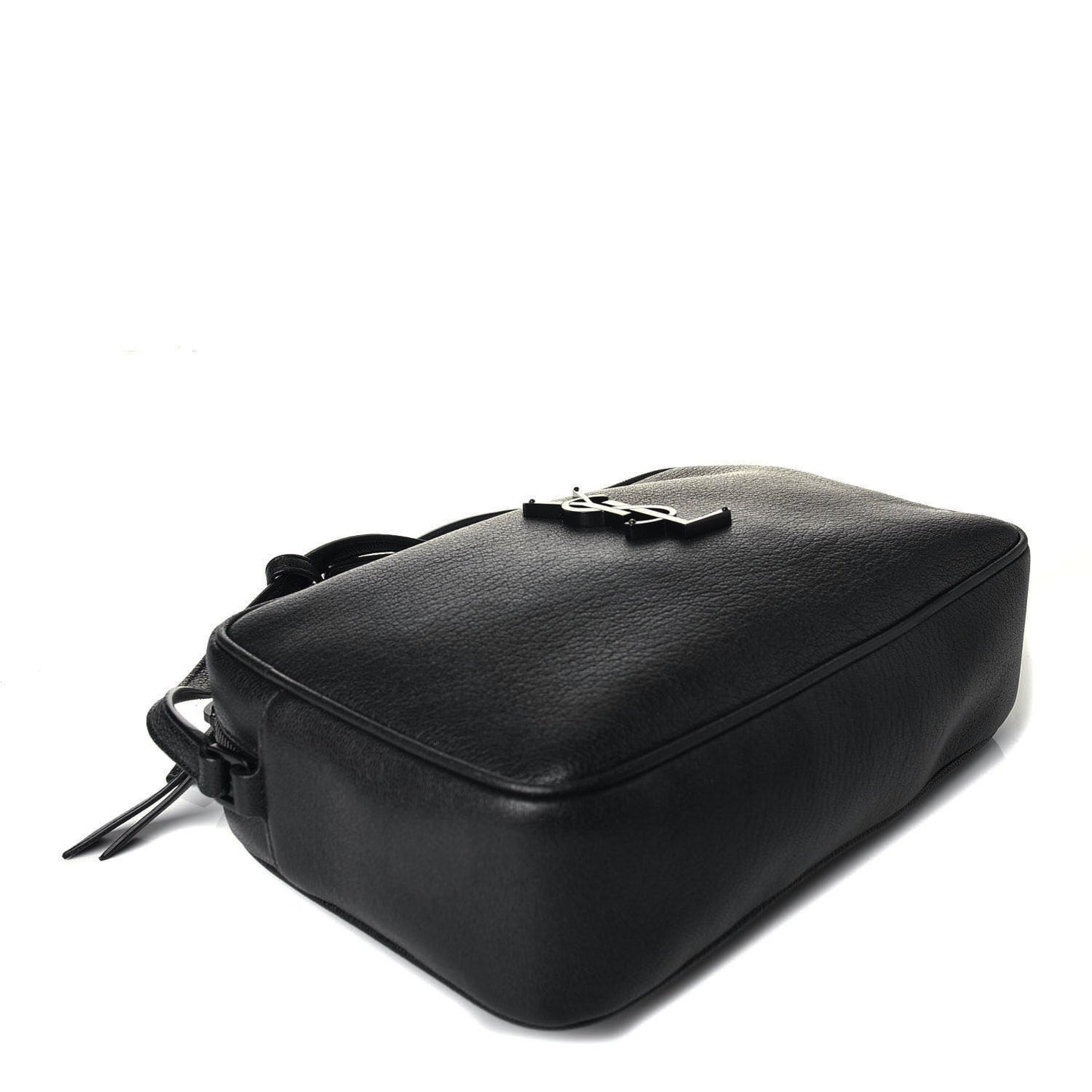 Grained Lambskin Monogram Lou Camera Bag Black