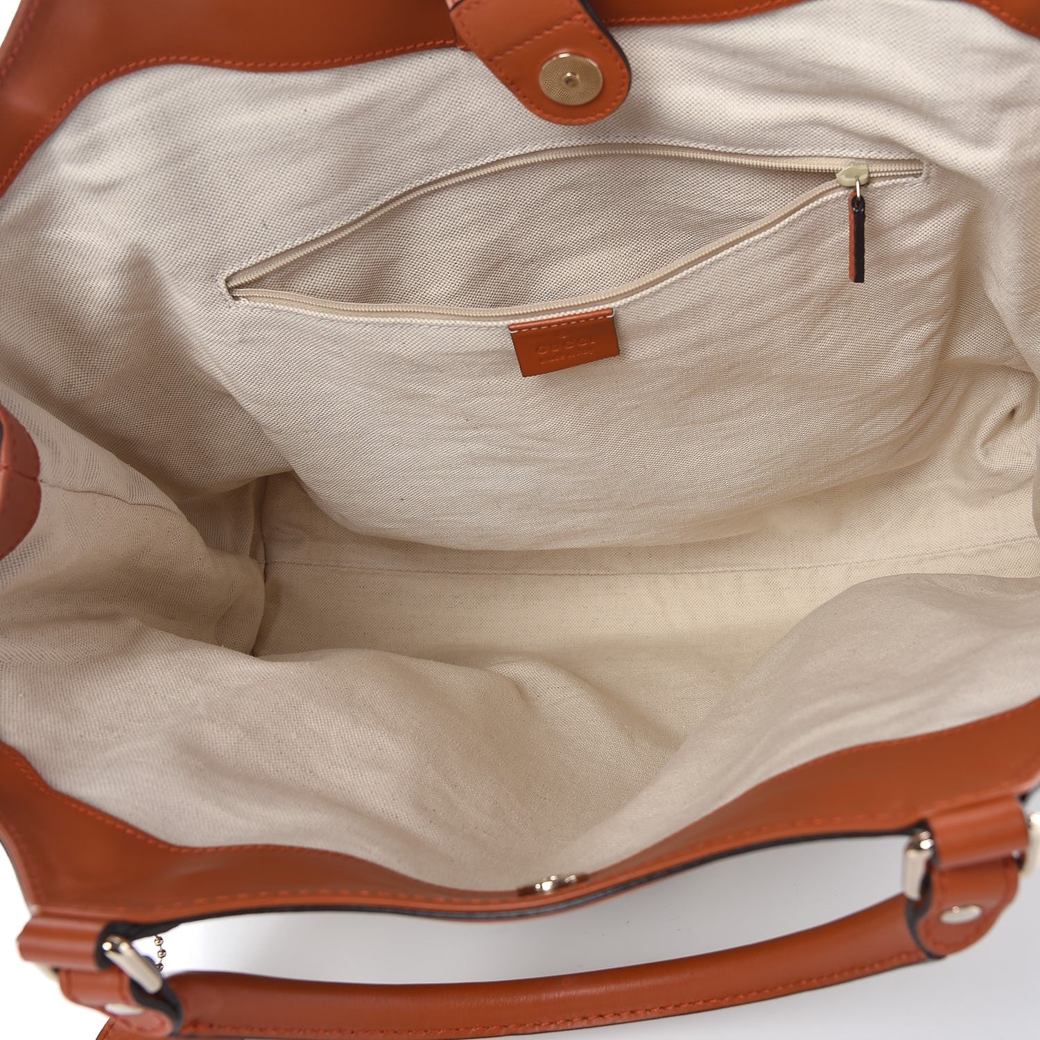 Gucci Monogram Large Sukey Tote Orange 5 of 9