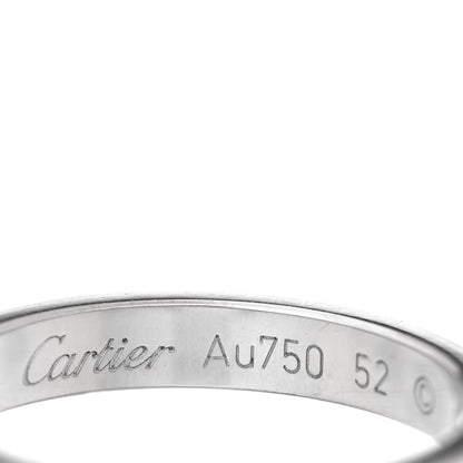 Cartier 18K White Gold Diamond Ceramic LOVE Ring Set 52 6 4 of 7