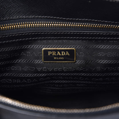 Prada Saffiano Small Galleria Double Zip Tote Black 6 of 15