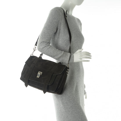 Proenza Schouler Suede Medium PS1 Satchel Pepe 2 of 7