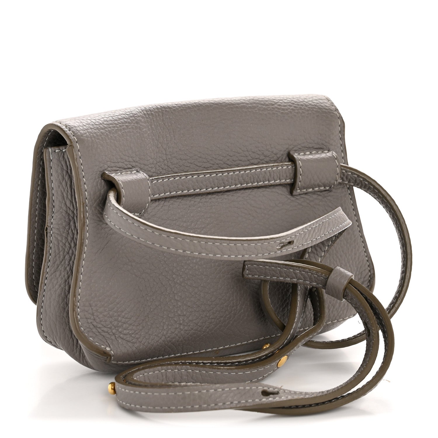 Chloe Calfskin Marcie Convertible Belt Bag Cashmere Grey 3 of 15