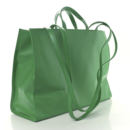 Telfar Vegan Leather Large Shopping Bag Greenscreen 3 of 8