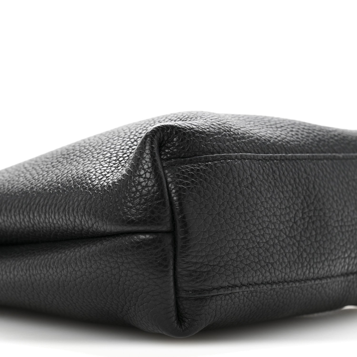 Salvatore Ferragamo Tumbled Calfskin Gancini Mini Bag Black 8 of 14