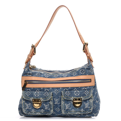 Louis Vuitton Monogram Denim Baggy PM Blue 1 of 7