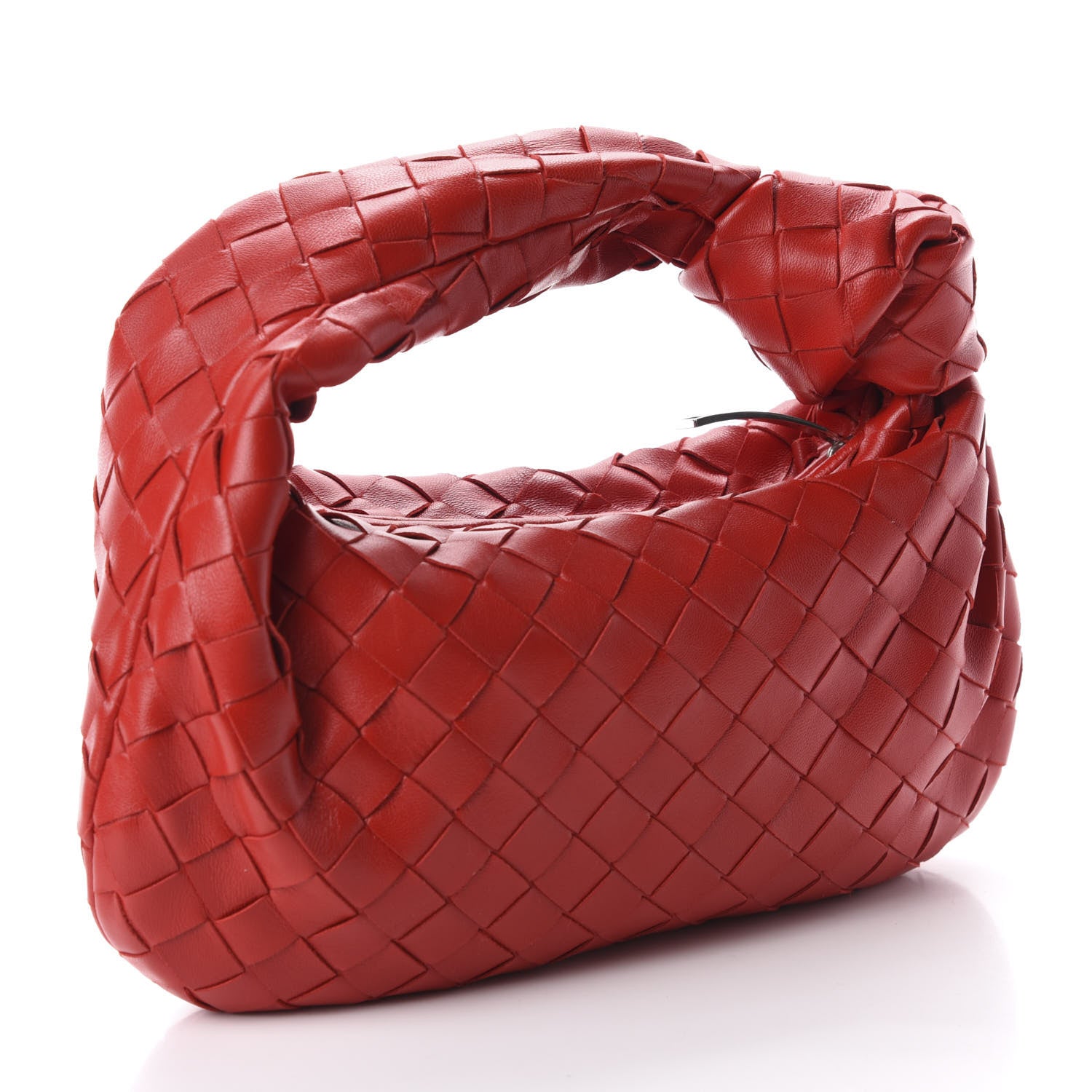 Bottega Veneta Nappa Intrecciato Mini Jodie Red 3 of 9