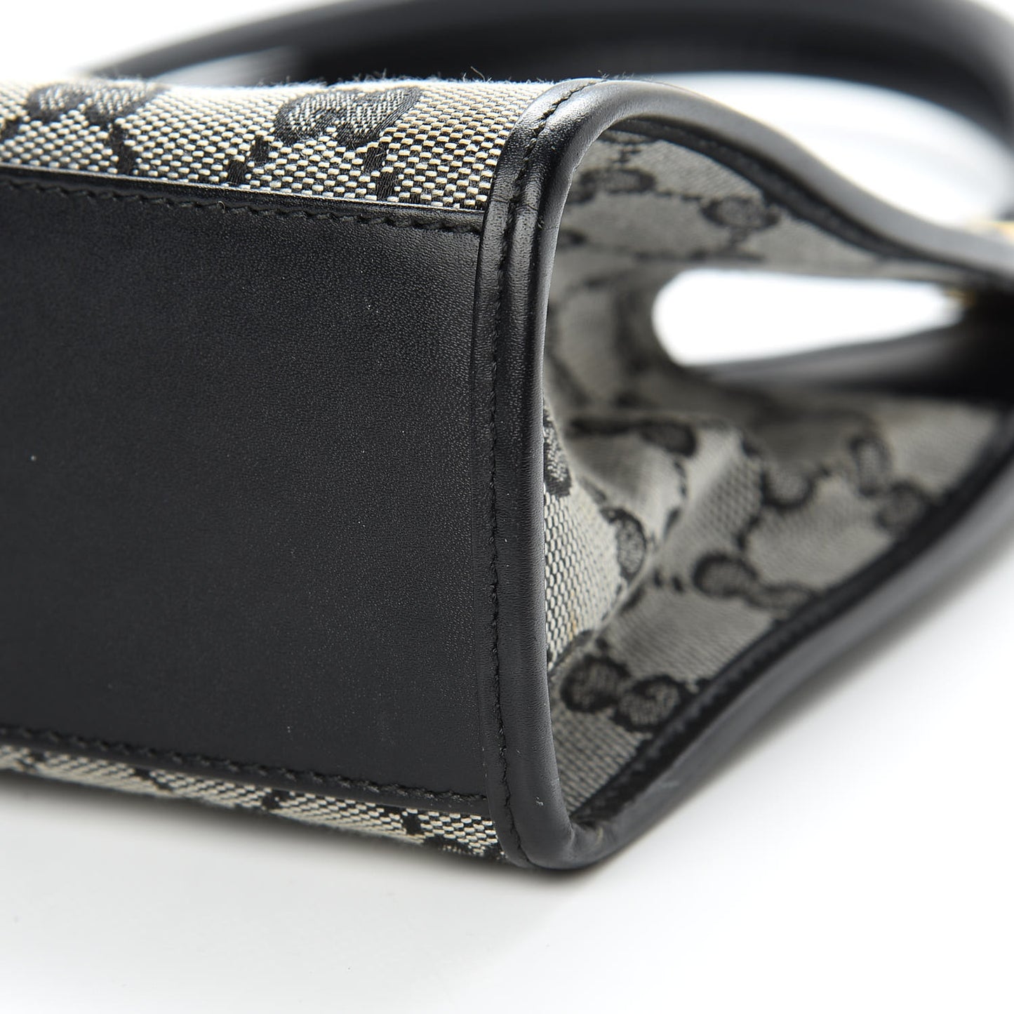 Monogram Bardot Shoulder Bag Black