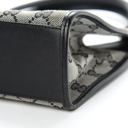 Gucci Monogram Bardot Shoulder Bag Black 10 of 13