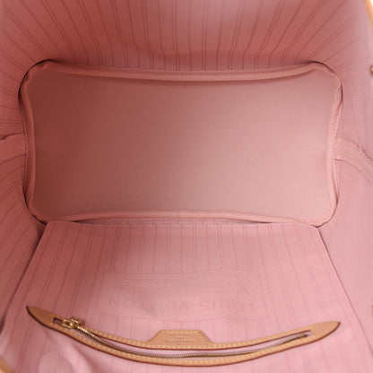 Louis Vuitton Damier Azur Neo Neverfull MM Rose Ballerine 5 of 10