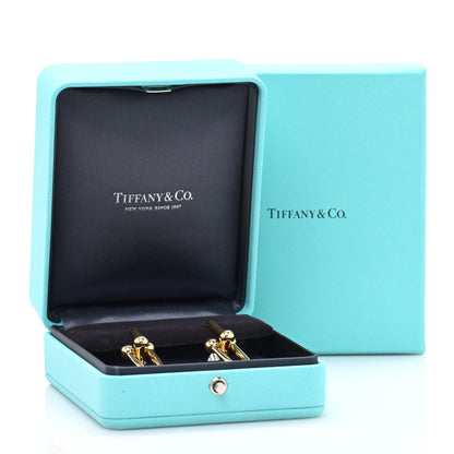 Tiffany 18K Yellow Gold Large HardWear Link Earrings 5 of 5