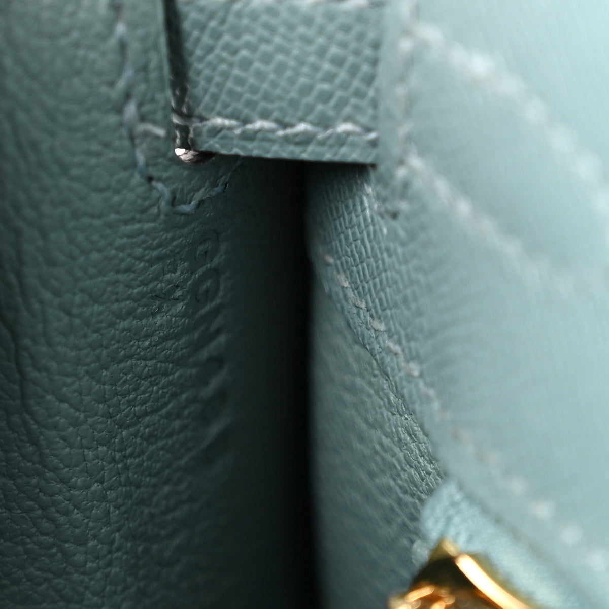 Hermes Madame Calfskin Kelly Sellier 25 Ciel 7 of 11