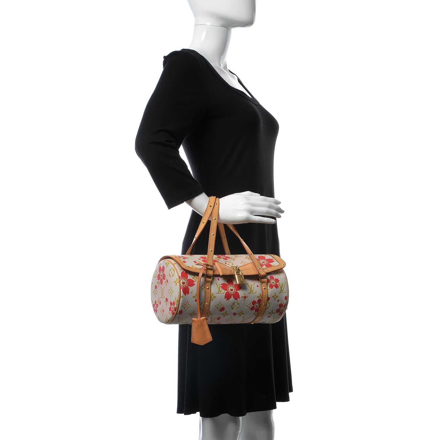 Louis Vuitton Monogram Cherry Blossom Papillon Red Creme 2 of 28