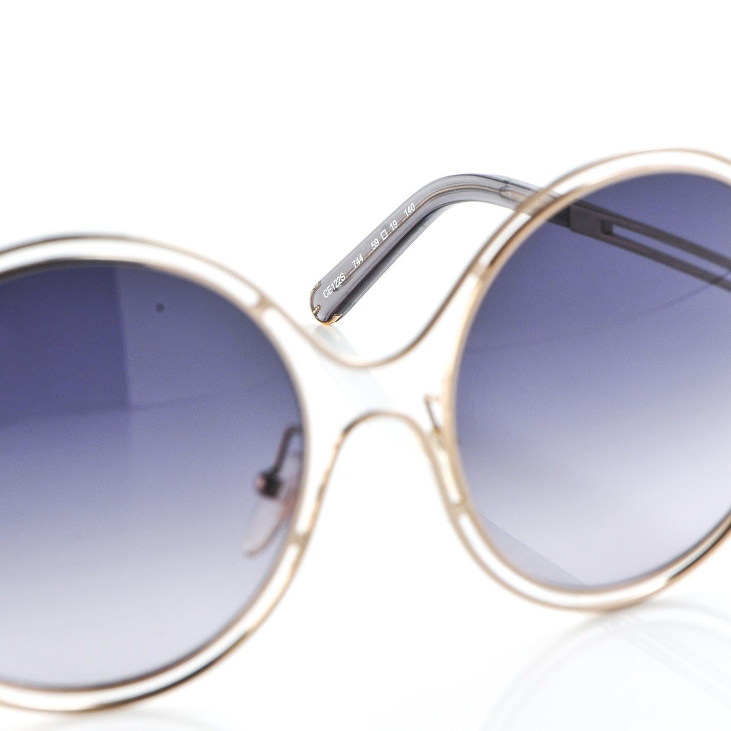Isidora Oversized Round Sunglasses CE122S Silver